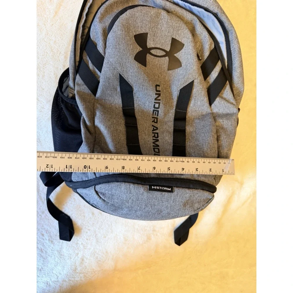 Under Armour Hustle 5.0 Backpack 1361176 002 Gray/Black
